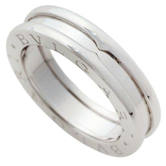 Bulgari White Gold White Gold (18K) Band Ring (Pre-Owned)
