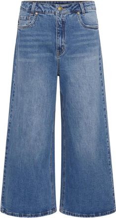 MY ESSENTIAL WARDROBE MWAlma 144 Low-Crotch X-Wide Bukser - Dames - Loose Fit Jeans - Blauw - W33 L32 - Jeans