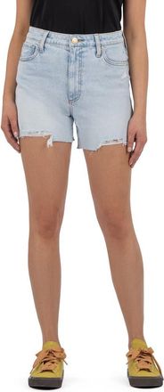 Kut from the Kloth Taylor Distressed High Waist Cutoff Denim Shorts in Wisdom at Nordstrom, Size 2