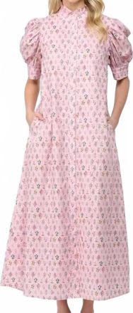 Fate Womens Floral Print Maxi Dress In Pink