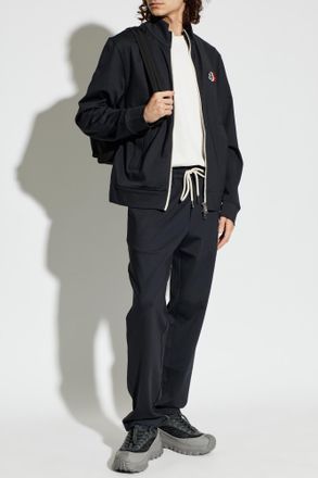 Moncler Zip-up Sweatshirt, Mens, Navy Blue