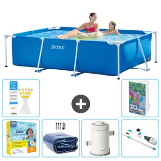 Intex Piscina Con Estructura Rectangular - 220x150x60 Cm - 7-piezas S22