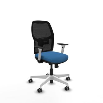 Piqueras y Crespo Silla De Oficina Piqueras Y Crespo Alfera Azul Claro Cuero Sint&eacute;tico
