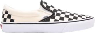 Vans Classic Slip-On Sneakers in Black/White Men Low-Top