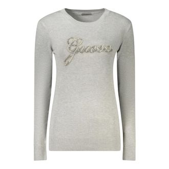 Guess Georgia Sweater - Dames - Ronde hals truien - Grijs - M - Truien & Vesten