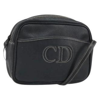 Dior Pre-owned Cross Body Bags, female, Blue, Size: ONE SIZE Pre-owned Vintage Shoulder Bag