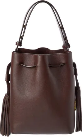 Valentino Vlogo Leather Bucket Bag