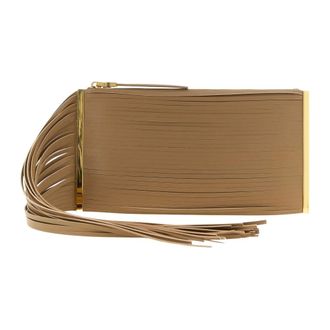 Elisabetta Franchi Cross Body Bags, female, Beige, Size: ONE SIZE Clutches