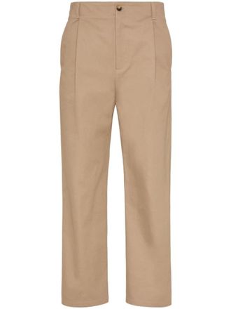 Valentino Beige Straight Leg Pants