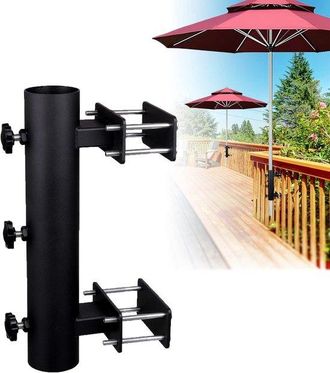 No Brand Abrazadera Para Sombrilla De Balc&oacute;n - Soporte Para Sombrilla - Soporte Para Sombrilla De Balc&oacute;n - Abrazadera Para Sombrilla - Abrazadera Para Balc&oacute;n -