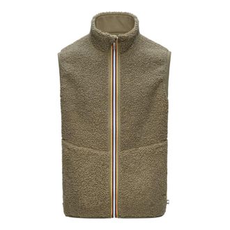 K-Way Yannick Vest - Heren - Jassen - Beige - Maat: XL Zijde