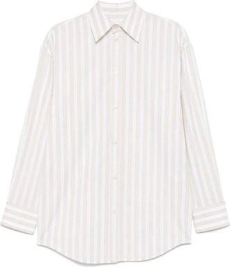 Saint Laurent Shirts, female, Multicolor, 2XS, Striped Button-Down Shirt