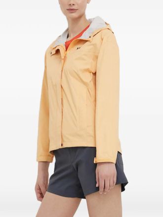 Helly Hansen hooded logo-detail jacket - women - Polyamide - S - Yellow