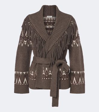 SIMKHAI C&aacute;rdigan Anaise Fair Isle en mezcla de lana