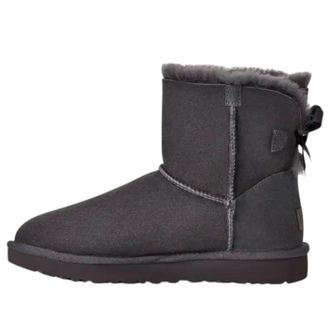 UGG (WMNS) UGG Mini Bailey Bow II Obsidian 1016501-OBS