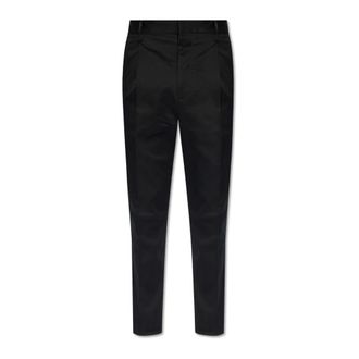 Dsquared2 Slim-fit Trousers, male, Black, Size: XS Pleat-front Trousers