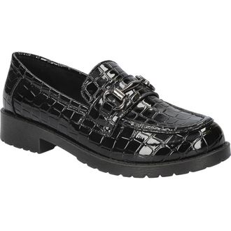 Easy Street Witney Loafer in Black Croco at Nordstrom Rack, Size 7.5