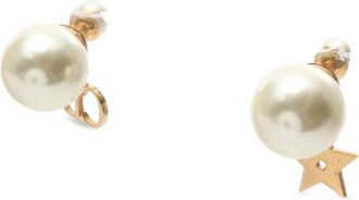Dior Orecchini CD con perle sintetiche anni 2010 - Oro