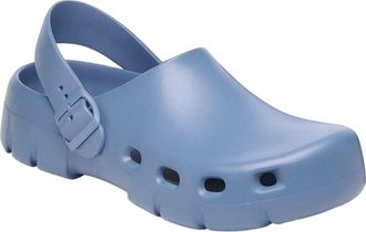 Birkenstock Womens Birki Flow Eva Clogs In Elemental Blue