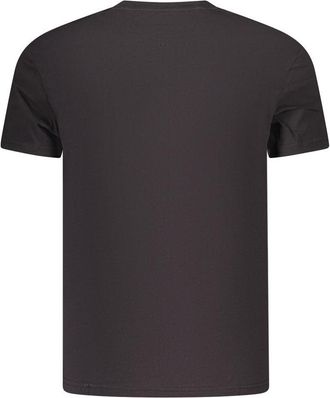 Tommy Hilfiger Logo-Print Cotton T-Shirt - Black