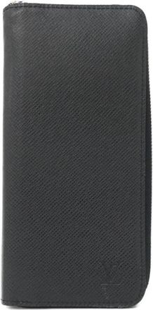 Louis Vuitton Ardoise Leather Long Wallet (Bi-Fold) (Pre-Owned)