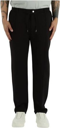 H&egrave;SKIMO Pantalaccio Supima Cotton - Heren - Straight fit broeken - Zwart - M - Katoen - Broeken