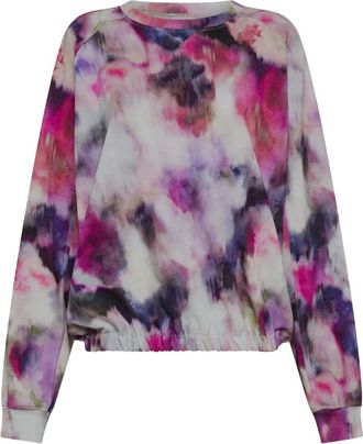 Deha floral-print sweatshirt - Grey