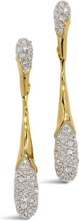 Alexis Bittar Solanales Crystal Pav&eacute; Teardrop Earrings in Crystals at Nordstrom