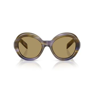 Prada 0pr D08su Round Acetate Sunglasses