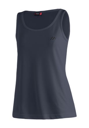 Maier Sports Funktionsshirt MAIER SPORTS Petra, Damen, Gr. 34, blau (dunkelblau), 100% Polyester, Rundhals, Shirts Funktionsshirt, Damen Tank-Top f&uuml;r Sport und Out