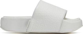 adidas Mens Y 3 Pool Slides in White - Size UK 6