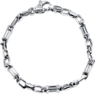 Pompeii3 Mens Designer Link 14k Gold (16gram) or Platinum (27gram) 5.5mm Bracelet 8.5