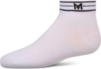 MeMoi M Multi Line Anklet Socks in White at Nordstrom, Size 6-12M