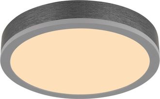 Globo Lighting Globo Doro Lámpara de techo empotrada de 30 cm, LED color plata, 3000 K