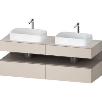 Duravit Qatego Consola Mueble Bajo Lavabo, 2 Extensiones, 2 - Duravit