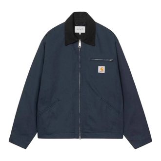 Carhartt Work in Progress OG Detroit Jacket - Heren - Zomerjassen - Blauw - XL - Katoen - Jassen