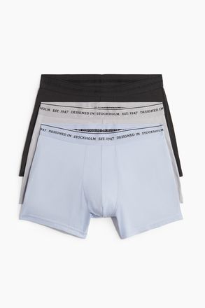 H&M 3er-Pack COOLMAX Halblange Trunks - Blue