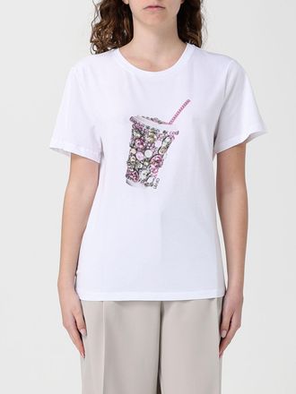 Liu Jo T-shirts in cotone stampata con strass Liu Jo