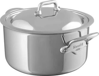 Bloomingdale's MCook 1.9 qt. Stainless Steel Stewpan & Lid in Silver at Nordstrom