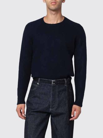 Drumohr Pure Wool Crewneck Jumper with Long Sleeves and Ribbed Trims
