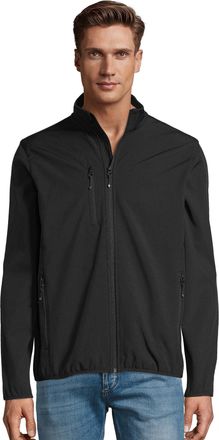 SOLS Heren Radian Soft Shell Jacket (Zwart)