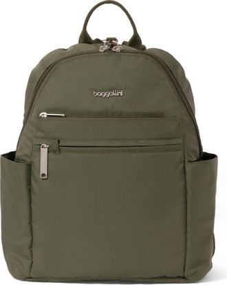 Baggallini Securtex Anti-Theft Vacation Backpack in Thyme at Nordstrom