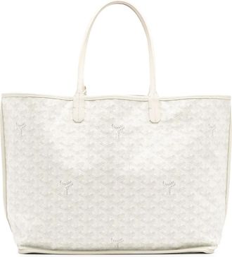 Goyard Borsa tote Saint Louis PM in tela Goyardine 2018 - Bianco
