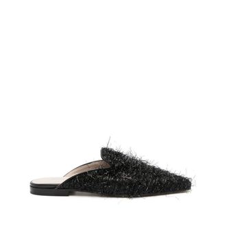 Fabiana Filippi Slippers - Dames - Slip ons - Zwart - 36 EU - Schoenen