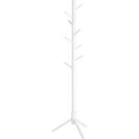 OEM Perchero De Madera Maciza Vasagle, Con 8 Ganchos Para Ropa, Bolsos Y Chaquetas, Ideal Para Recibidor O Pasillo, Color Blanco, De Songmics Rcr04wt - Cr