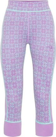 Kari Traa Rose Capri High Waist Merinounterw&auml;sche f&uuml;r Damen | lila