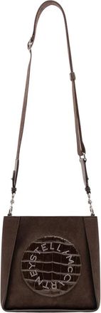 Stella McCartney Tassen, Dames, Bruin, ONE Size, Logo Crossbody Tas