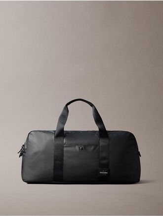 Calvin Klein Mens Utility Sport Medium Weekender Bag - Black