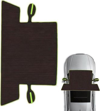 OEM Funda Para Parabrisas De Coche - Funda De Invierno Para Coche - Protecci&oacute;n Contra Heladas - Seguridad Reflectante - 260 X 115 Cm - Verde
