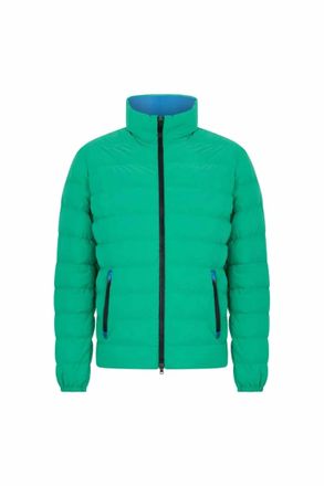 Herno Mens Zip-Fastening Padded Jacket In Jolly Green